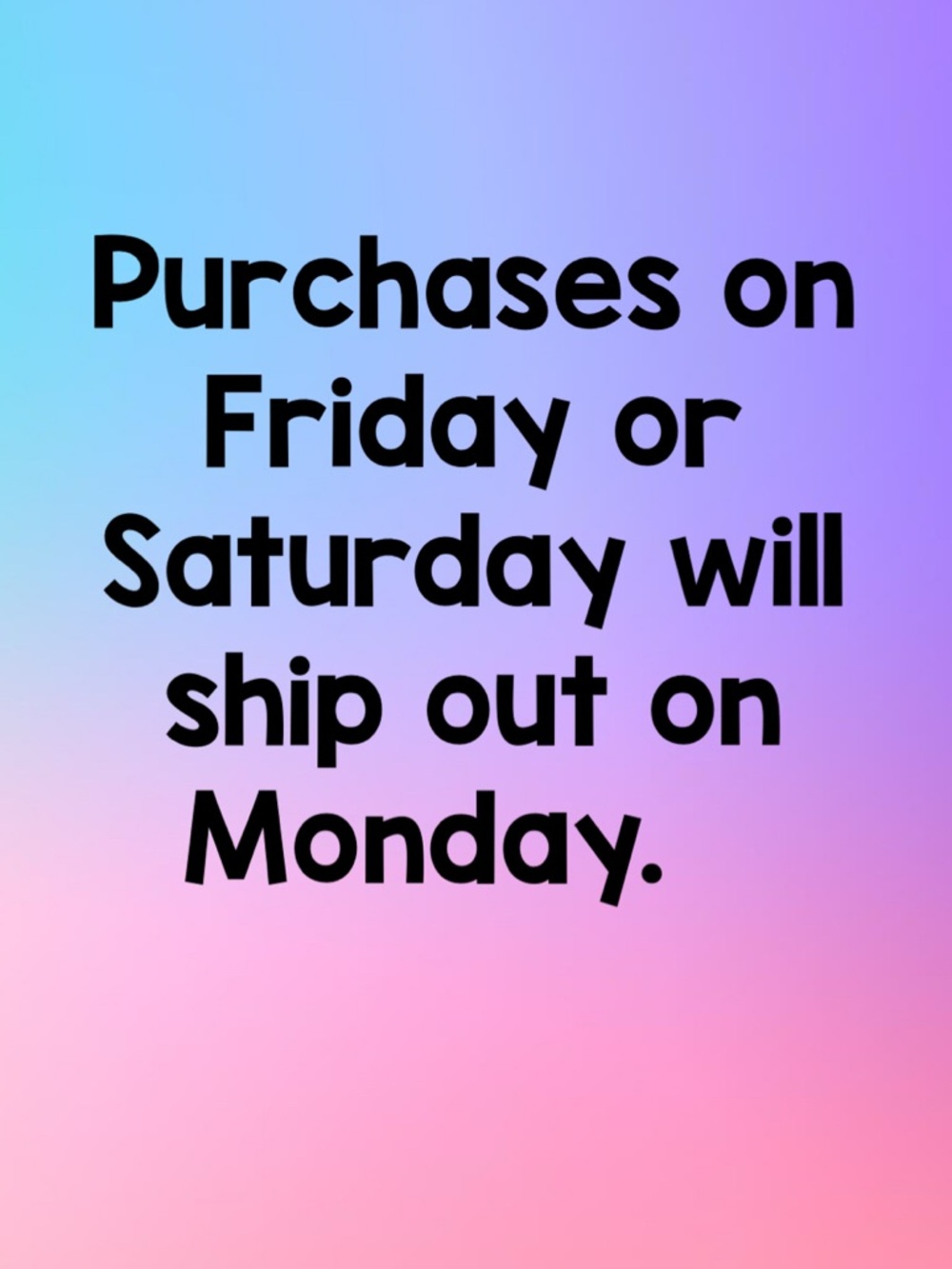 Shipping Info